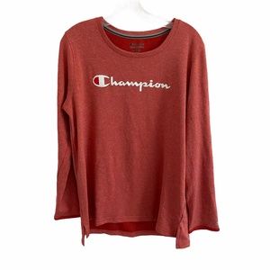 Champion Long Sleeved Top Athletic Size L Women's